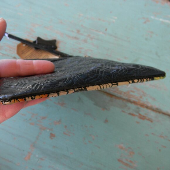 NWT SMALL BOHO PAINTED OWL LEATHER CROSSBODY BAG ARTISAN - Picture 8 of 9